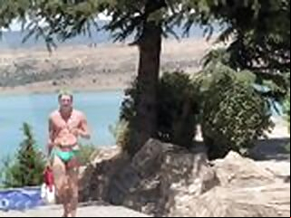 A stranger at the water park invited a cute twink to visit for a juicy fuck - 518 water gay stranger